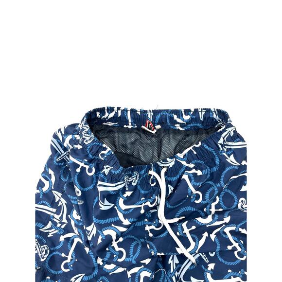 Franks Australia Men's Swim Trunks Nautical Blue Anchors Size Large NWOT - Picture 5 of 5